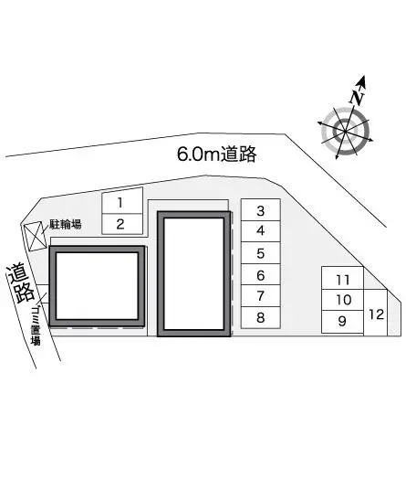 ★手数料０円★上尾市平塚１丁目　月極駐車場（LP）